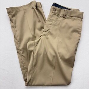 Nike Golf‎ Pants Flat Front Khaki Lightweight Performance Size 32x32(34x32)